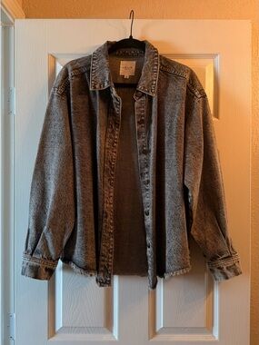 Le Lis Gray Denim Jacket